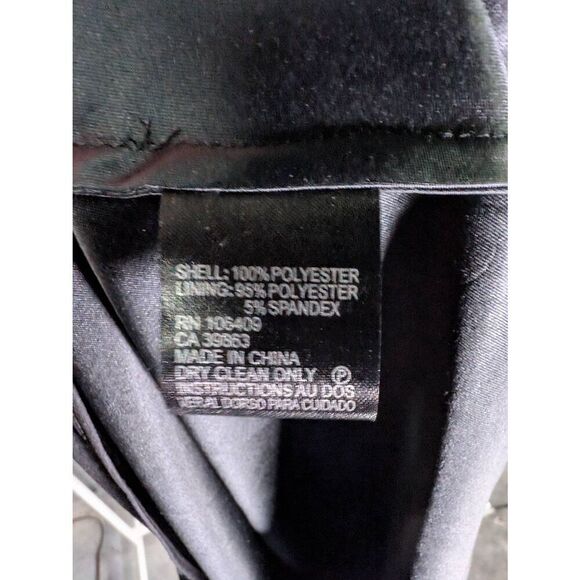 Tahari  Black Polka Dot Knee Length Sheath Dress Women's 8 - Picture 4 of 5